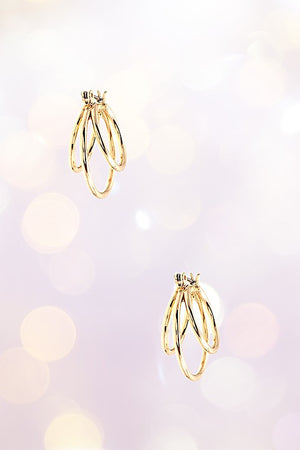 TRIPLE HOOP EARRING