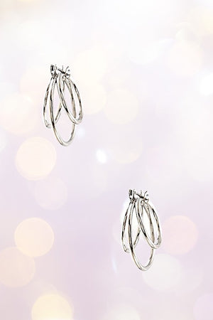 TRIPLE HOOP EARRING