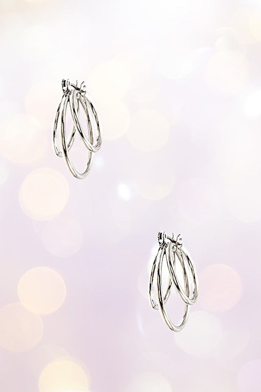 TRIPLE HOOP EARRING