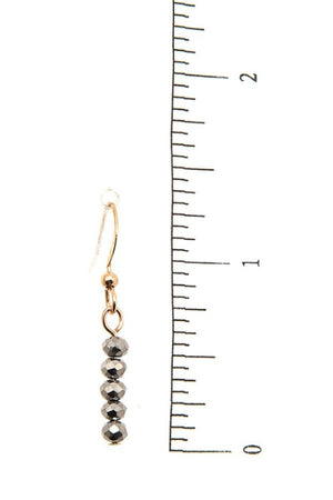 LAYERED HEXAGON PENDANT BEADED NECKLACE SET