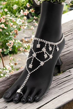 Rhinestone Pave Anklet