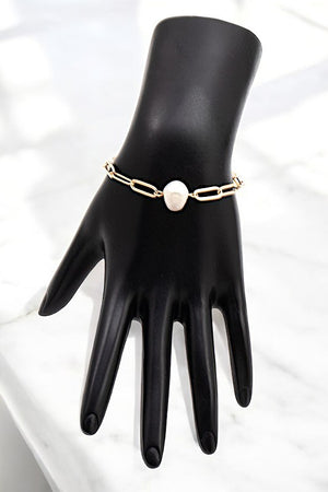 ORB PEARL CHAIN BRACELET