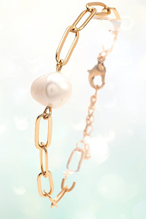 ORB PEARL CHAIN BRACELET