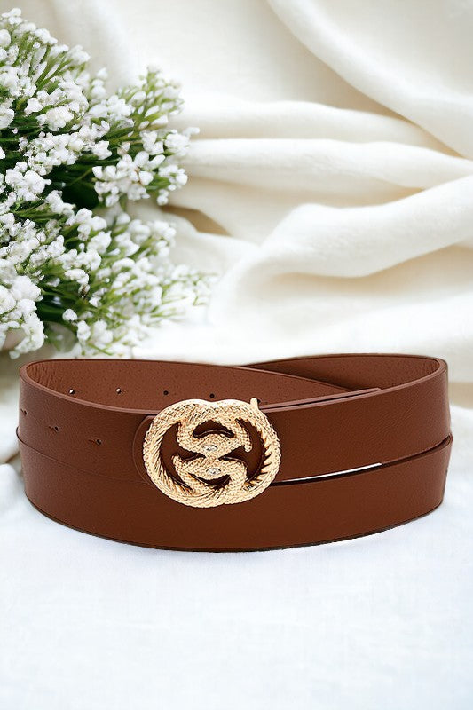 Snake Buckle Fashion Belt