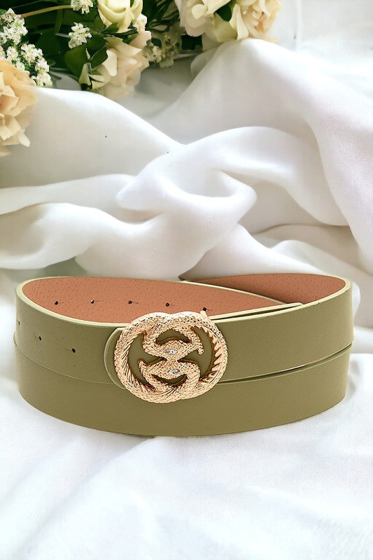 Snake Buckle Fashion Belt