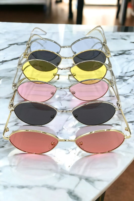 Fashion Color Lens Sunglasses Pack