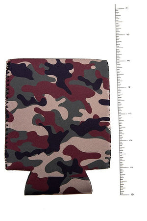 Camo Print Drink Sleeve