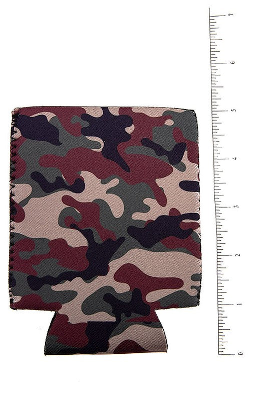 Camo Print Drink Sleeve