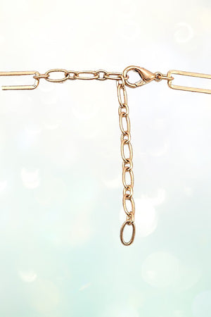 WESTERN THEME MIX PENDANTS AND CHARMS DANGLE CHAIN NECKLACE