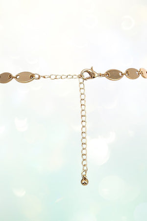 OVAL FLAT LINK CHAIN NECKLACE SET