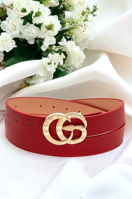 Snake Buckle Twist Fashion Belt