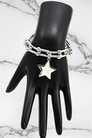 STAR CHARM HARDWEAR CHAIN BRACELET