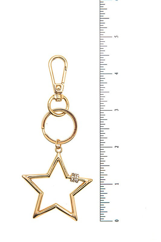 Star Cut Out Keychain