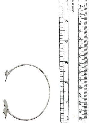 Butterfly Tip Cuff Bangle Bracelet