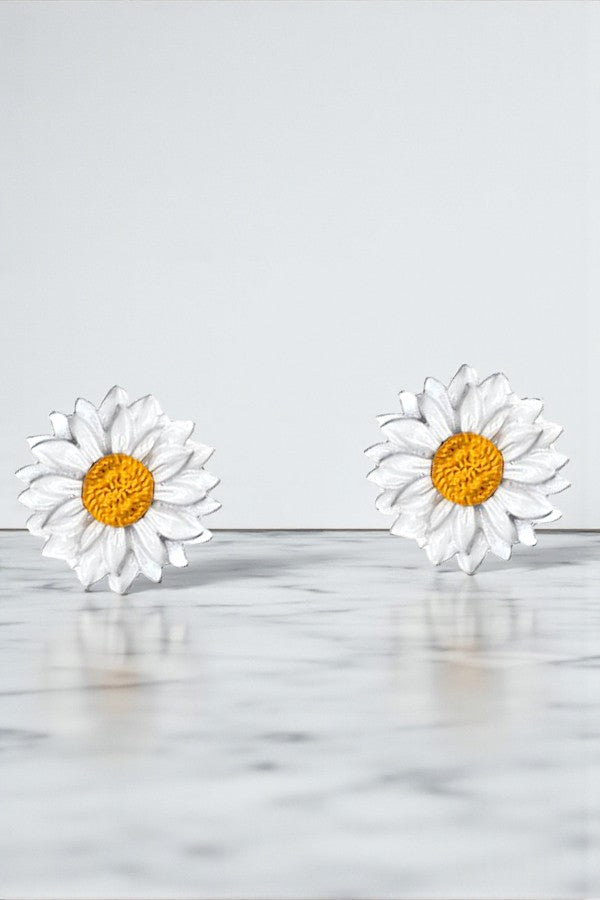 SUNFLOWER POST EARRING