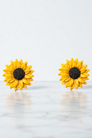 SUNFLOWER POST EARRING