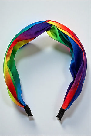 MULTI COLOR TWIST FASHION HEADBAND