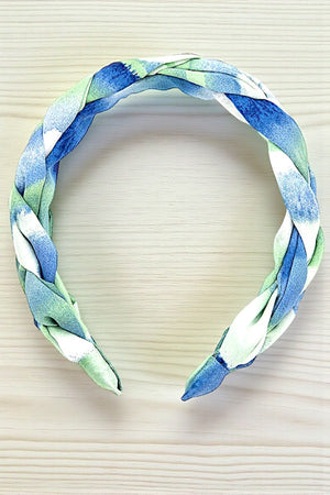 MULTI COLOR BRAIDED STYLE HEADBAND