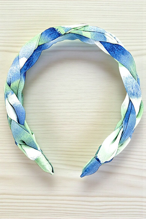 MULTI COLOR BRAIDED STYLE HEADBAND