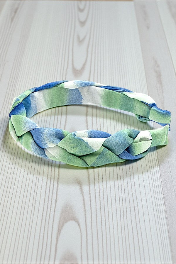 MULTI COLOR BRAIDED STYLE HEADBAND
