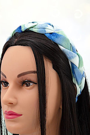 MULTI COLOR BRAIDED STYLE HEADBAND