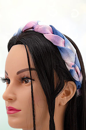 MULTI COLOR BRAIDED STYLE HEADBAND