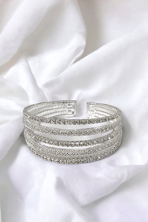 Rhinestone Pave Multi Flex Bracelet