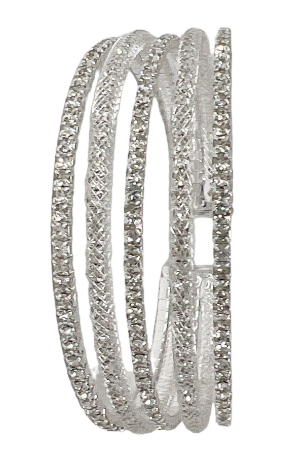 Rhinestone Pave Multi Flex Bracelet