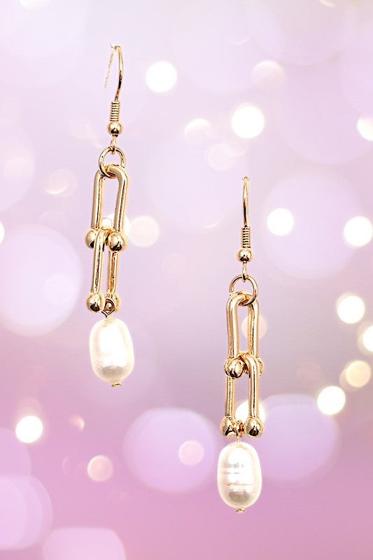 FRESHWATER PEARL DANGLE DROP EARRING