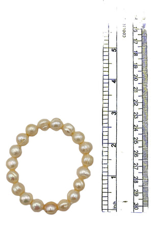 Large Freshwater Pearl Bead Bracelet