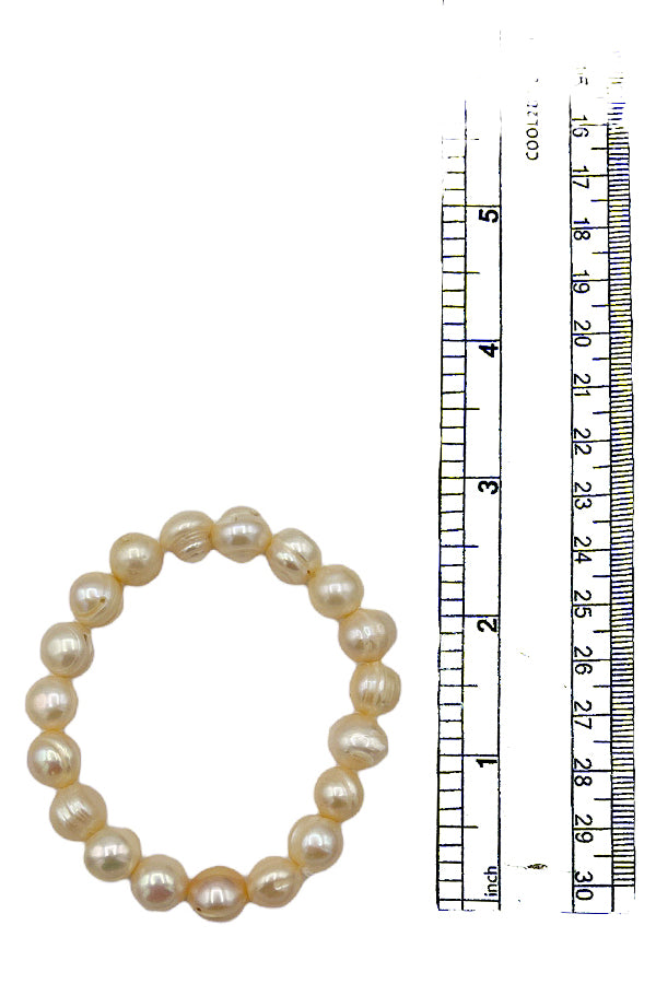 Large Freshwater Pearl Bead Bracelet