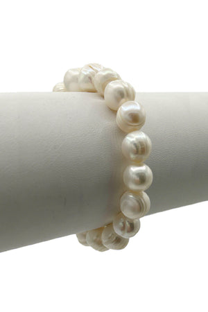 Large Freshwater Pearl Bead Bracelet