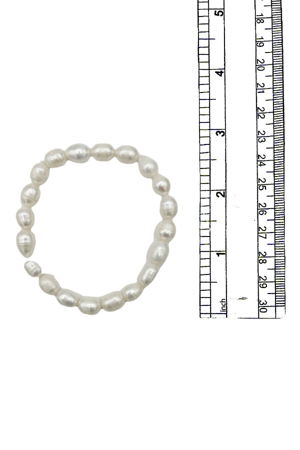 Freshwater Pearl Bead Bracelet