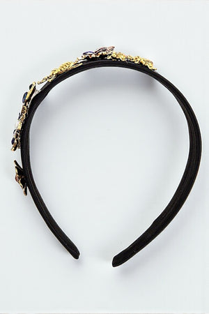 MIX GEM BEE ACCENT FASHION HEADBAND
