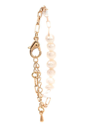 Freshwater Pearl Chain Bracelet