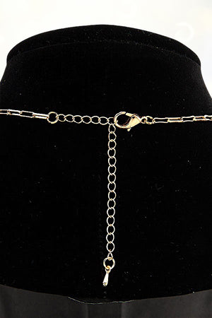 FRESHWATER PEARL STATIONED NECKLACE AND DOUBLE PEARL DROP EARRING SET