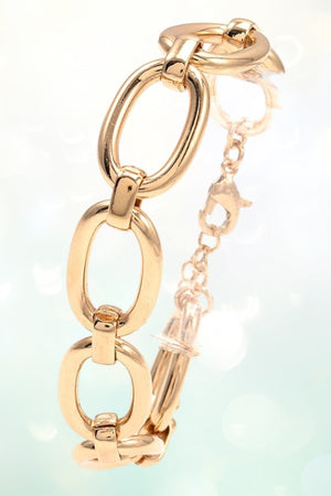 OVAL CHAIN LINK BRACELET
