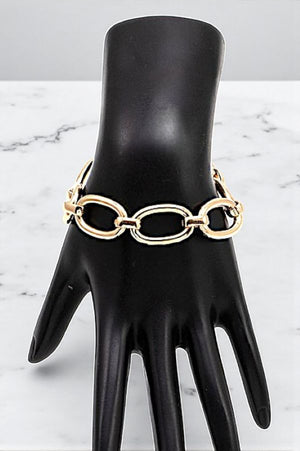 OVAL CHAIN LINK BRACELET