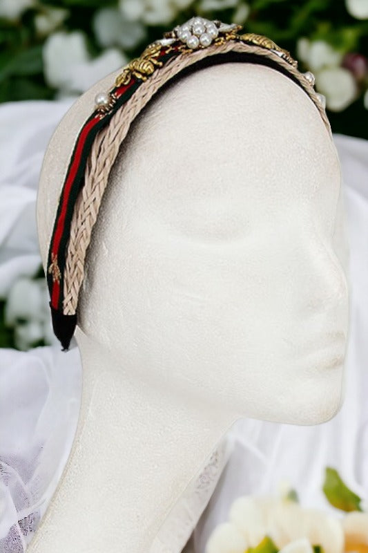 Cluster Pearl Insect Headband