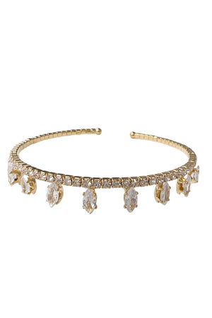 Marquise Gem Accent Flex Bracelet