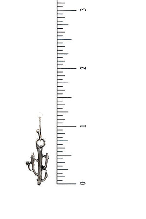 WESTERN CACTUS PENDANT CORD BOLO NECKLACE SET