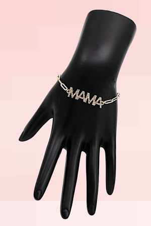 GEM PAVE MAMA BRACELET