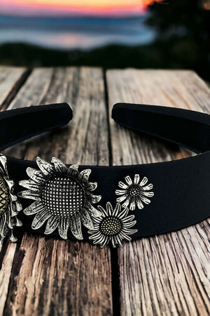 Sunflower Cactus Accent Headband