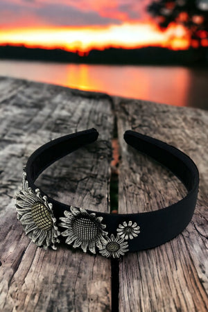 Sunflower Cactus Accent Headband