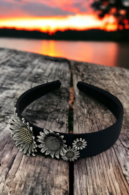 Sunflower Cactus Accent Headband