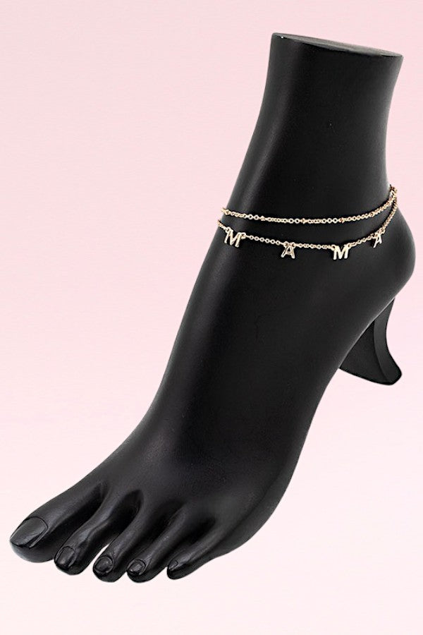 MAMA CHAIN ANKLET