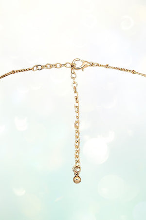 ANCHOR ETCHED ROUND PENDANT NECKLACE