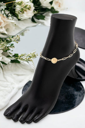 Smiley Face Anklet