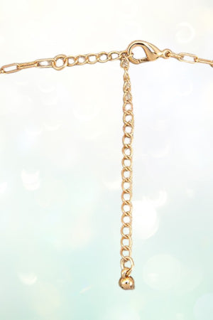 OVAL RING PENDANT WITH BUTTERFLY AND BALL CHARMS DANGLE NECKLACE AND BALL POST EARRING SET