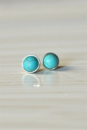 CHIPPED TQ GEMSTONE PENDANT NECKLACE SET